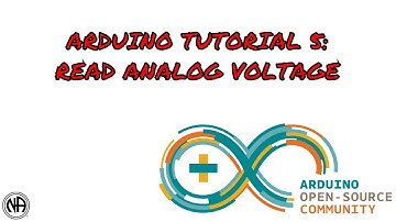 Arduino - Read Analog Voltage Tutorial 5 #5