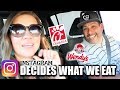 LETTING the PERSON from INSTAGRAM DECIDE What We EAT | INSTAGRAM ORDERS OUR FAST FOOD (LIVE CALLS)