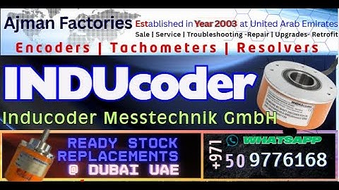 INDUCoder Stock Sale Service Repair Upgrade to Equivalent replacement Encoder ServoRepair.ae Dubai