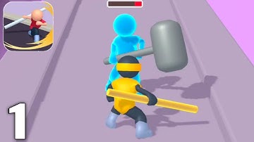 Running Man Fight - Gameplay Walkthrough Part 1 All Levels (Android & iOS)