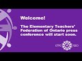 Press conference etfo and education partners on governments plan for permanent virtual learning