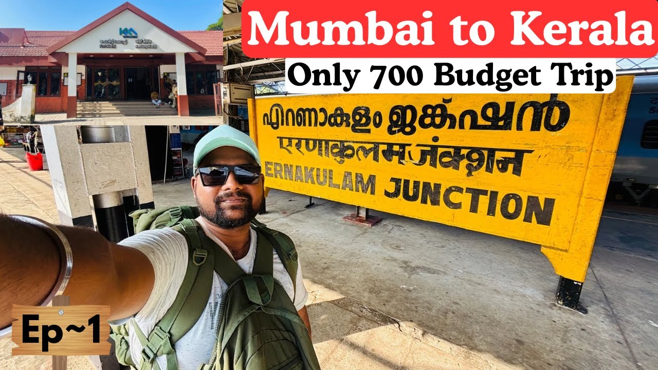 Mumbai to Kerala By Train Journey 🚆| God’s won Country🌴🌿