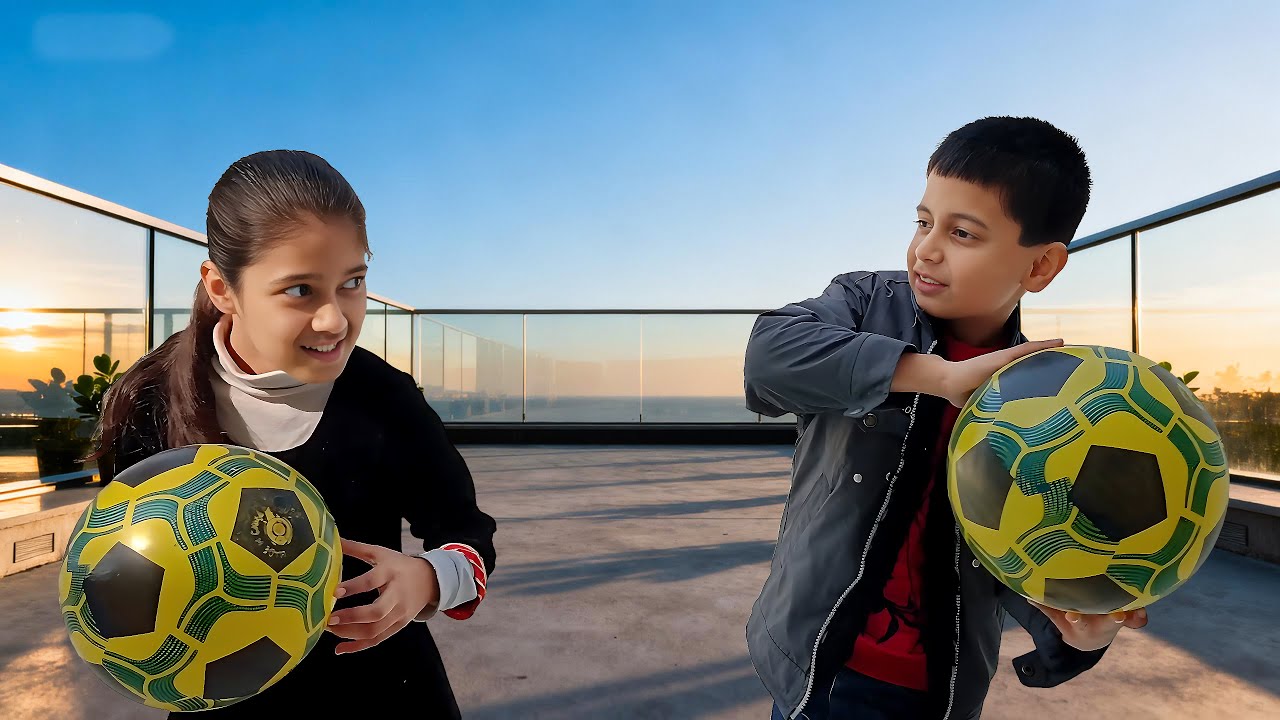 Игра «Футбольная драка: Смех и вызов» для детей. Веселый видеоблог Шерри.