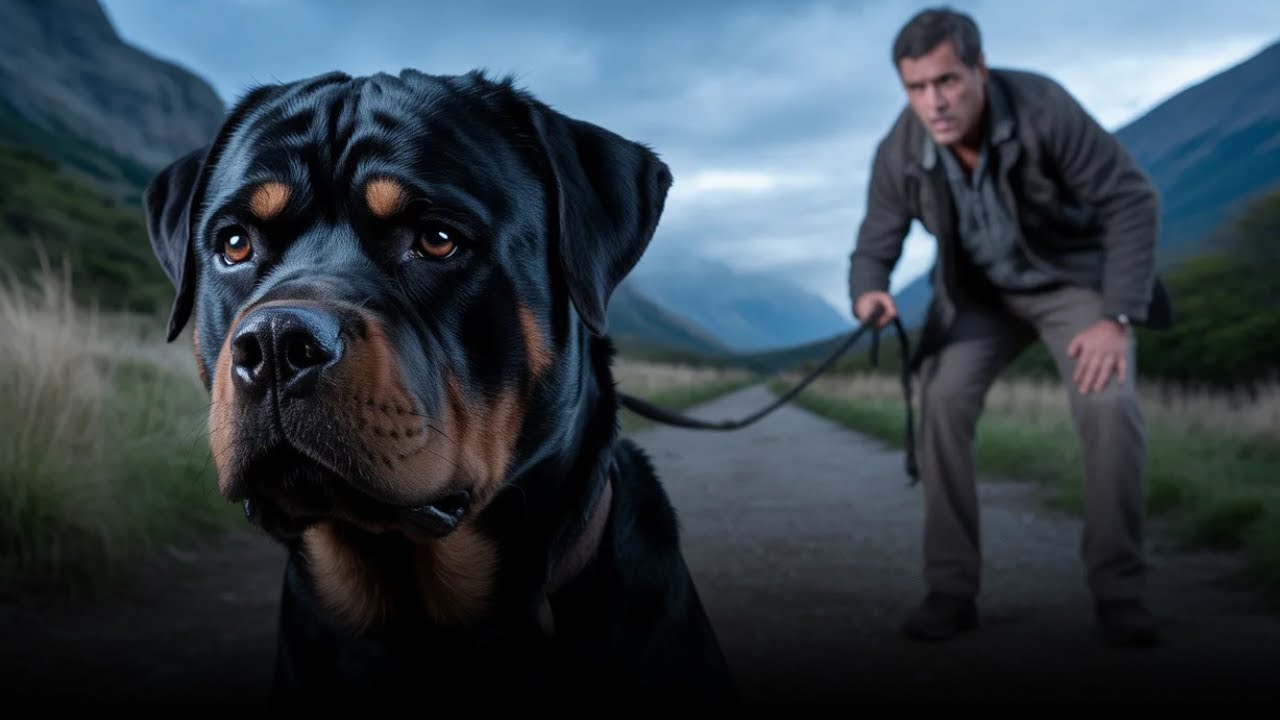 El Rottweiler se negó a avanzar por el sendero… y nadie nunca explicó por qué