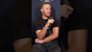 UFC Champion Justin Gaethje thoughts on fighting during Pride Month | UFC Freedom 250