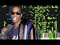 A$AP Rocky - Praise The Lord, but plays piano after converting to MIDI file