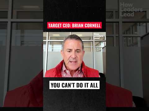 Target CEO Brian Cornell: Why Doing Less Is More - YouTube