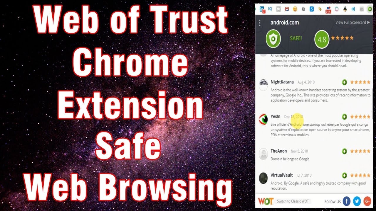 Rate Website Safety & Reputation: How to Use Web of Trust Chrome Extension for Safe Browsing | WOT
