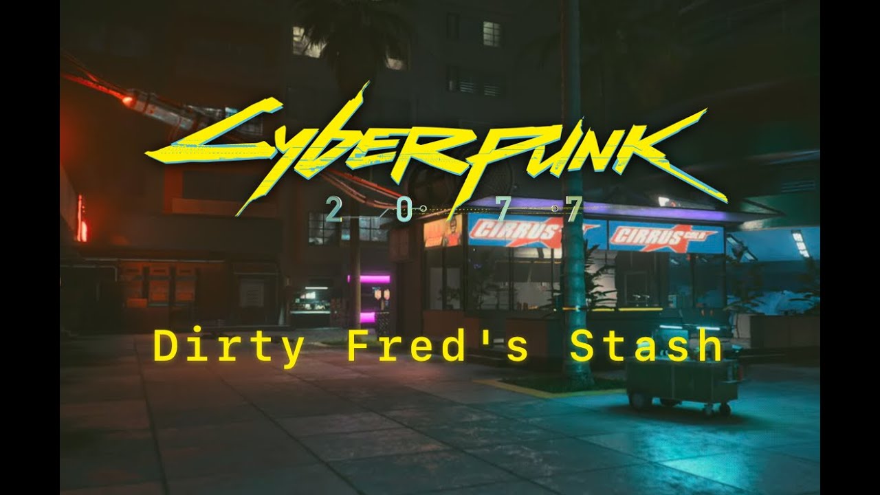 Cyberpunk 2077 - Dirty Fred's Stash: How to jump on top