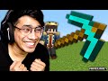 Minecraft but items are giant 