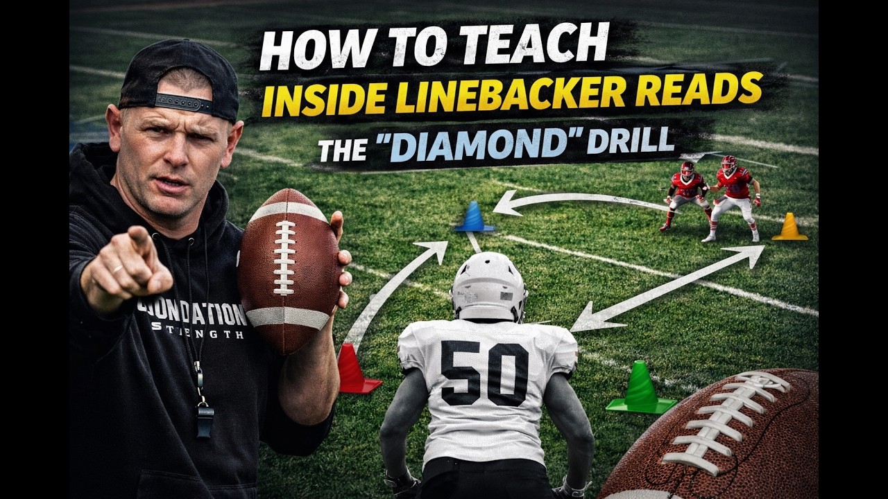 How To Teach Inside Linebacker Reads in High School & Youth Football: The 