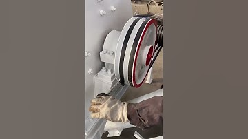 How to install the V belt? #installation #hammercrusher #stonecrusher #sandmakingmachine #jycrusher