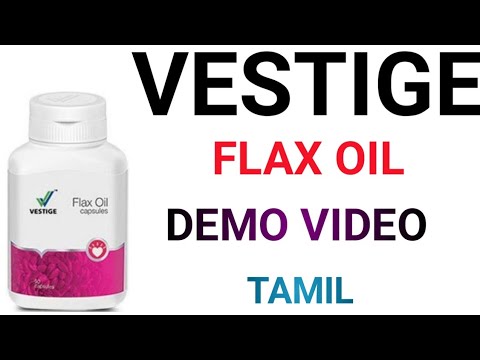 Vestige Flax oil capsule live demo