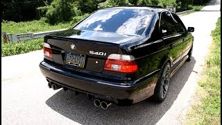 BMW 540i with magnaflow exhaust | CLEAN!