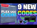 ⚠️NEW UPDATE💥 FLEX UGC CODES MAY 2026 - ROBLOX FLEX UGC CODES 2026 - FLEX UGC