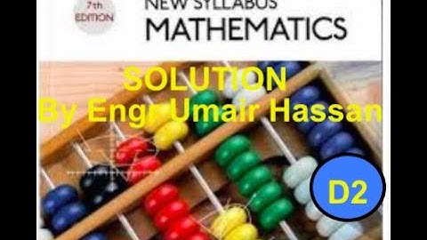 D2 Ex 1b Q 11 Direct Proportion