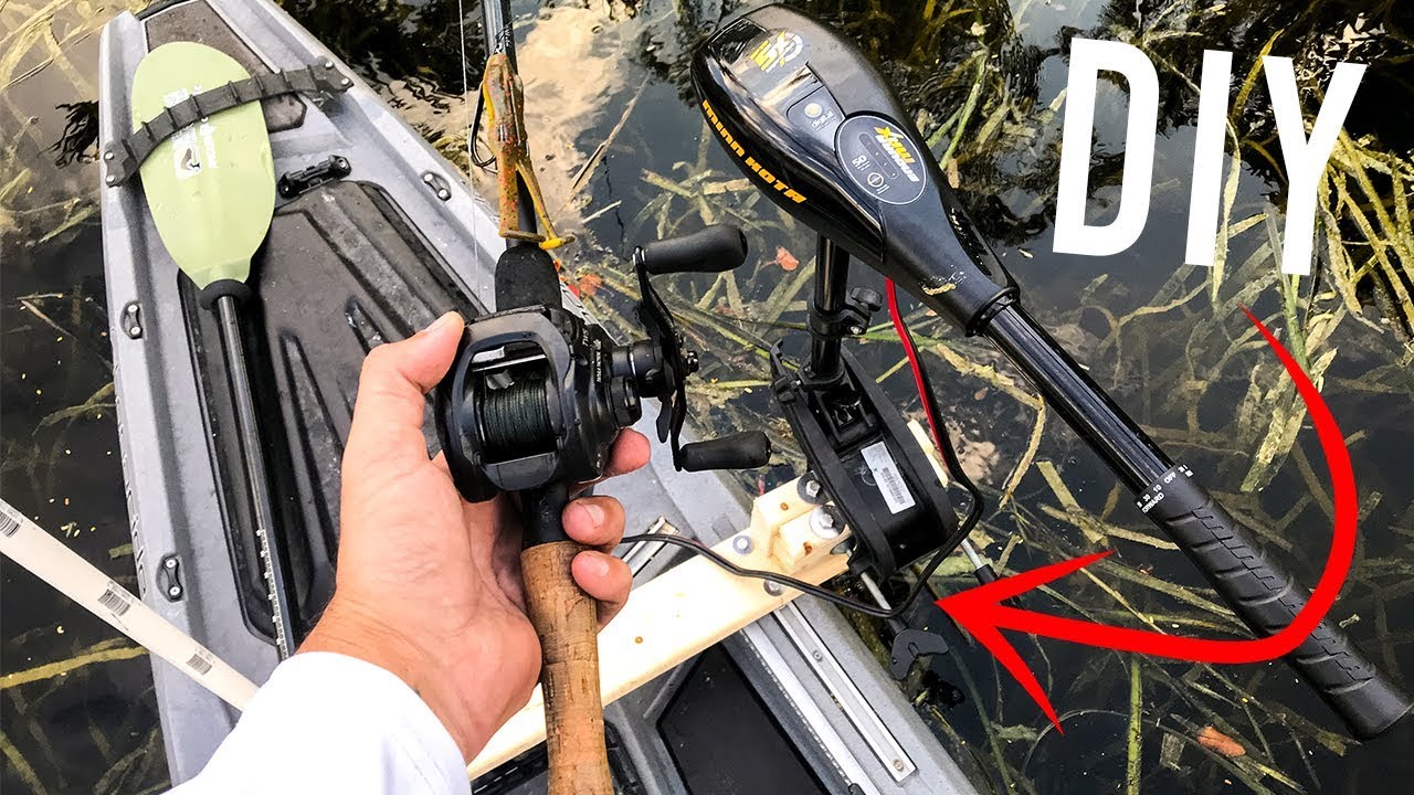 DIY Fishing Kayak Trolling Motor YouTube