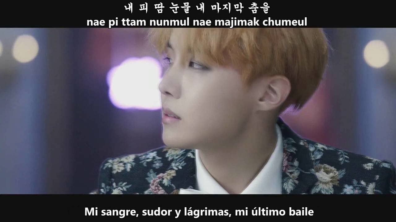 Letra En Español De Blood Sweat And Tears Bts