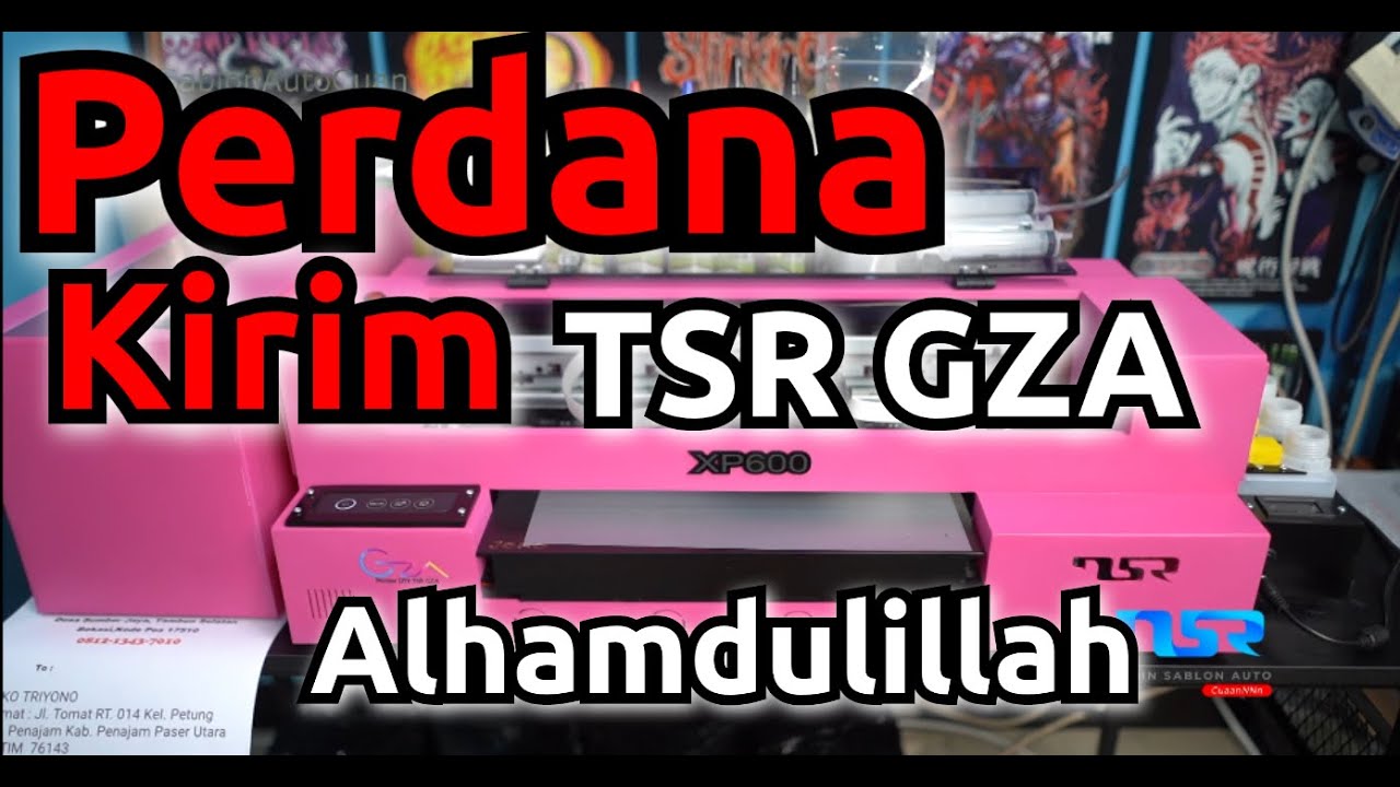 PERDANA PRINTER DTF TSR GZA KIRIM KE PENAJAM KALTIM