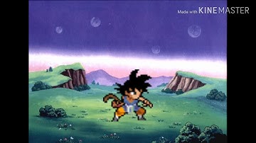 Goku Goes SSJ4(My First Attempt At A Kinemaster Sprite Animation!!)