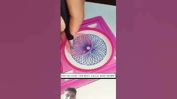 What does this pattern resemble??? Magic Ruler Small ruler, big wisdom #2024 #shorts #Spirograph