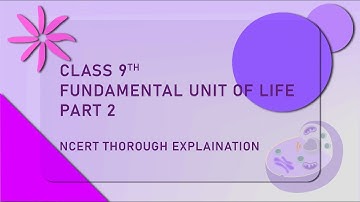 Cell Membrane - The Fundamental Unit of Life | Class 9 Biology #biorealm #archanachoudhary