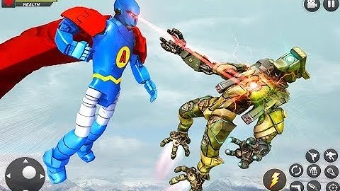 New Flying Hero Robot Transform Car Robot Part-1 | Rescue City Robot Transform Car Android GamePlay