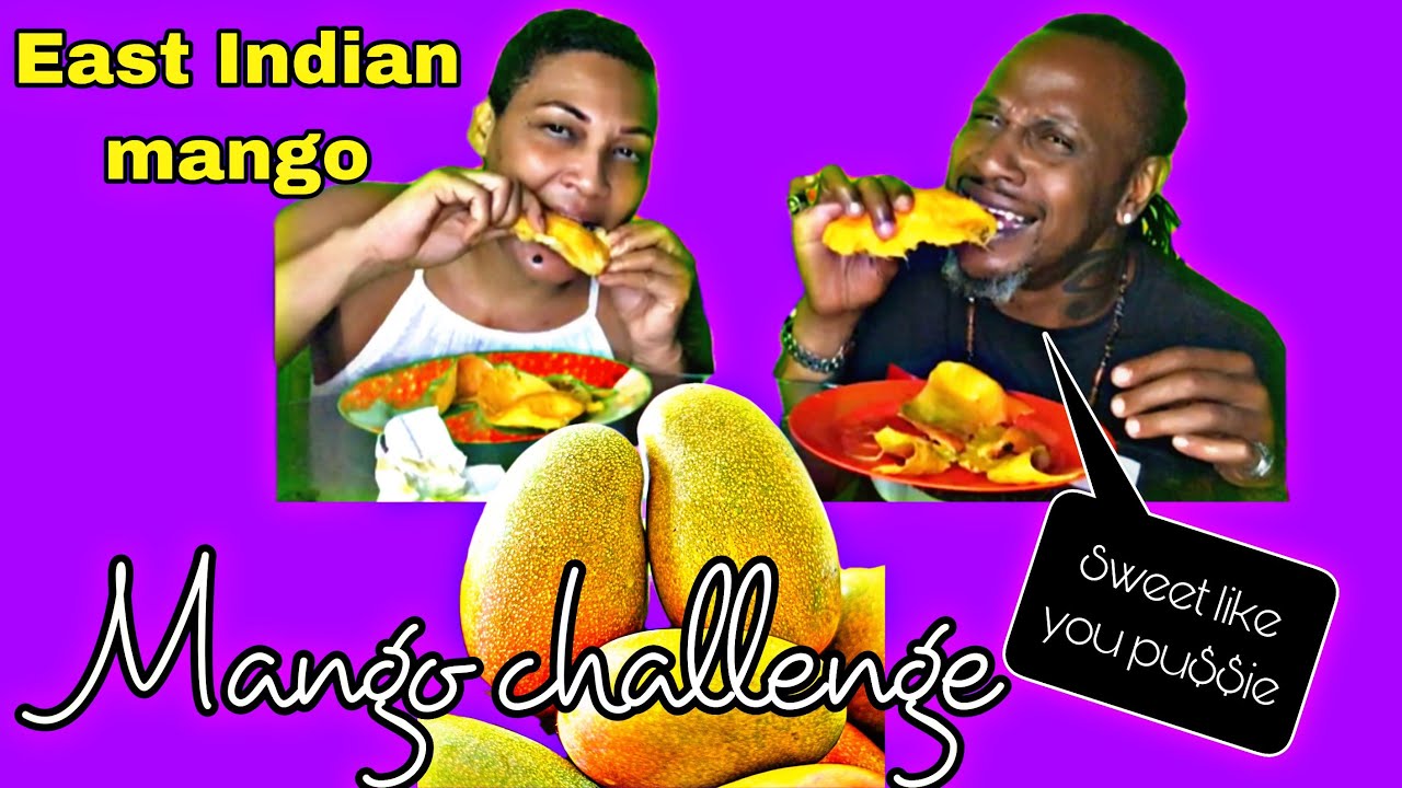 East Indian mango challenge YouTube