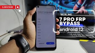 Realme 7 Pro Frp Bypass Android 12 ! @gsmexperts007