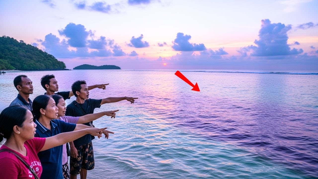 WAKATOBI HEBOH‼️ Air Laut Mendadak Berubah Ungu Saat Senja, Warga Rekam Fenomena Langka!