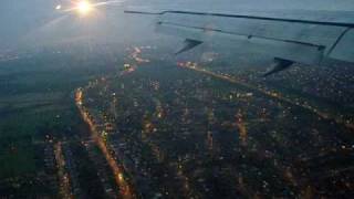 Landing at Newcastle Airport in Boeing 757-200