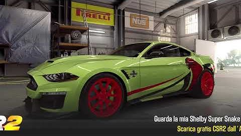 [CSR2] Shelby super snake (élite maxed) shift and tune for 7.417