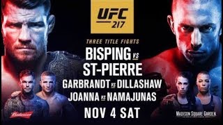 UFC 217 Bisping vs St Pierre Breakdown &amp; Predictions