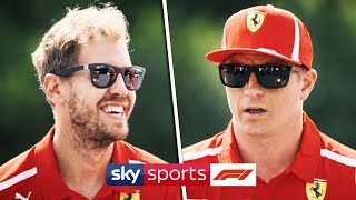 Kimi raikkonen & sebastian vettel ...