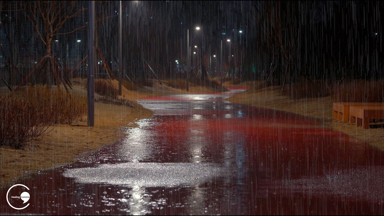 Успокаивающие звуки дождя от бессонницы ночью, белый шум для сна тех, кто не может уснуть