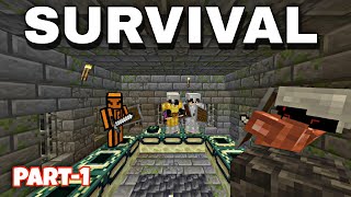 SURVIVAL Series part - 1 in public server! And some Server update...! 