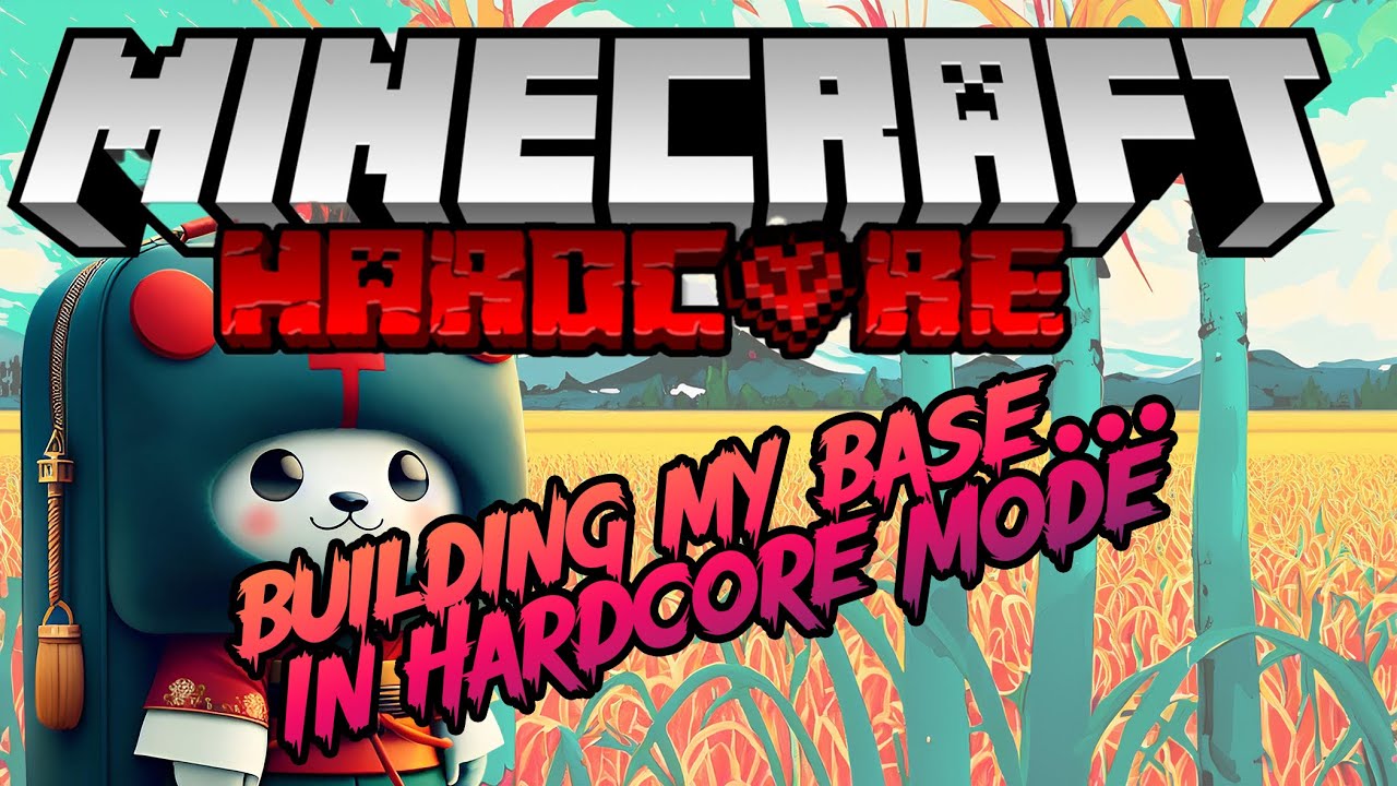 Building my first base in Hardcore Minecraft - YouTube