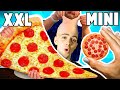 COMIDA GIGANTE VS MINIATURA | RETOS VIRALES de TIK TOK *challenge con experimentos*