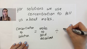 How to calculate concentrations of solutions using moles GCSE Chemistry