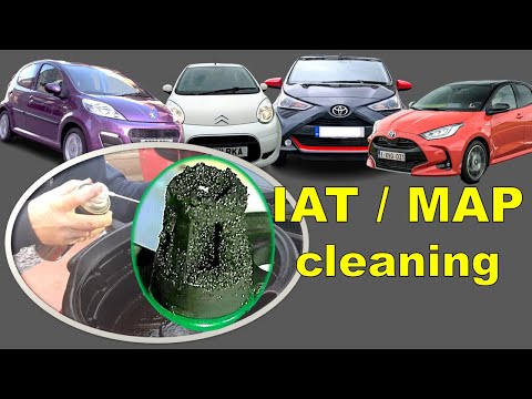 Toyota Aygo IAT MAP Sensor Cleaning in Toyota 1KR Engine