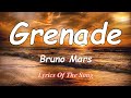 Bruno Mars - Grenade (Lyrics)