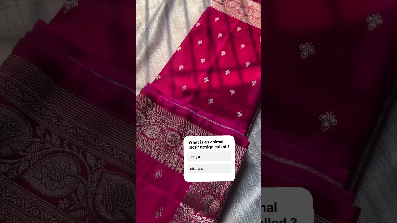 Jangla or sikargha ?🤷‍♀️ What is an animal motif design called? || 