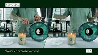 Flame retardant【eABS MAX】provides protection for your creativity