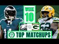 Eagles @ Packers Top Matchups Week 10 | Injury Report, Stats, Standings, Depth Charts &amp; More