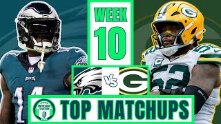 Full Eagles @ Packers Top Matchups Week 10 | Injury Report, Stats, Standings, Depth Charts & More Guide