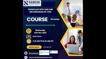 IBM DataStage ETL Tool|Snowflake|Beginners & Advanced|RealTime Online Training|Mr.Venkat |9538160185