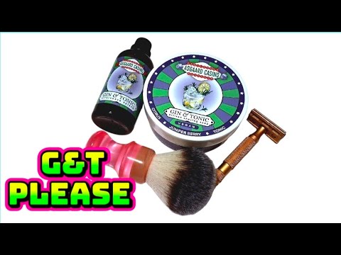 ⁣MMGP Asgaard Casino Gin and Tonic Shaving Soap. Rockwell 6S Safety Razor.