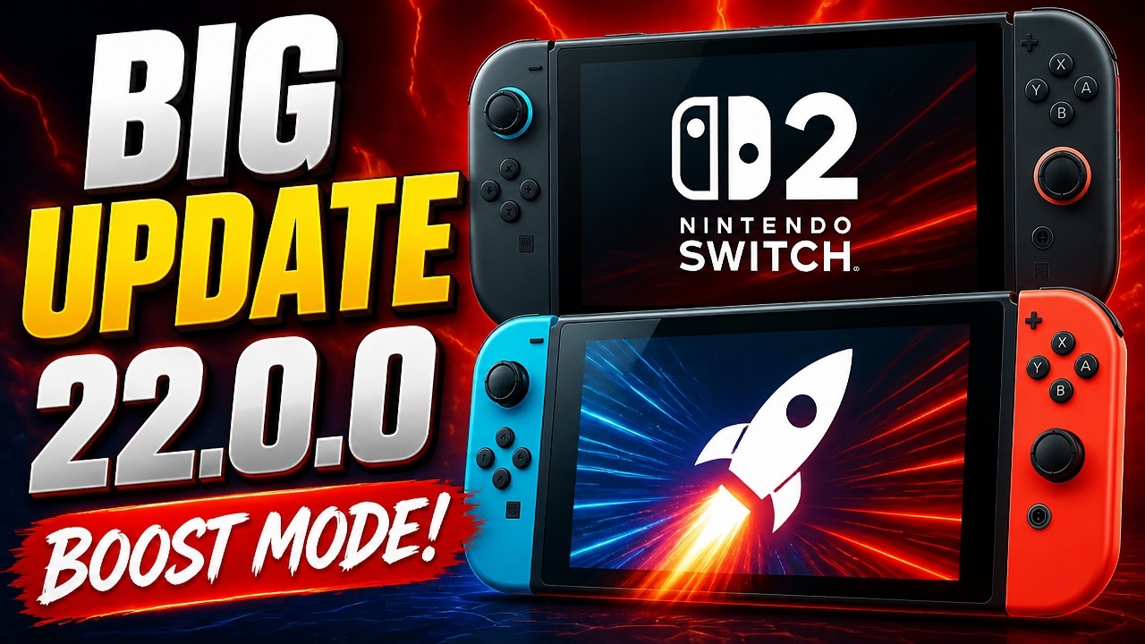 BIG NINTENDO SWITCH UPDATE! SWITCH 2 HANDHELD BOOST MODE - YouTube