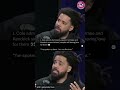 J. Cole Reveals He Barely Talks to Drake &amp; Kendrick After Beef 😳 #shorts #celebritynews #jcole