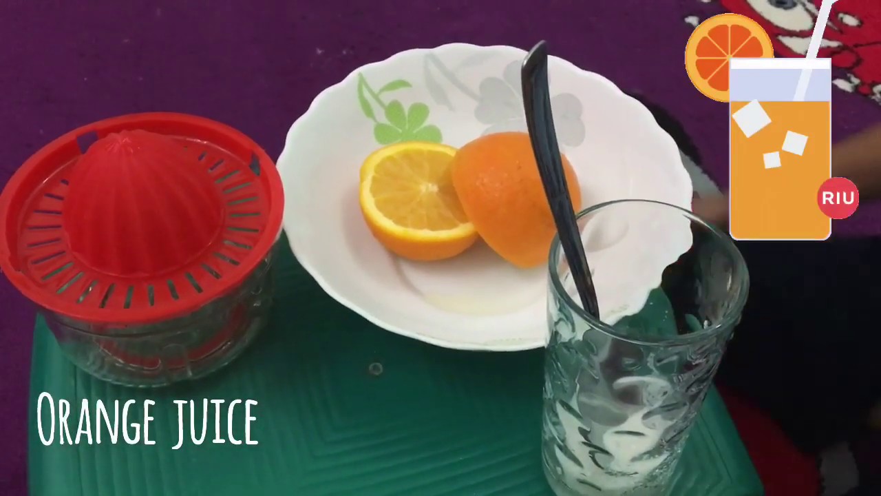 Faizaan How to make orange 🍊 juice for kids YouTube